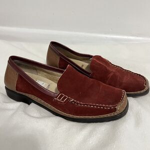Rene By Ara Germany Loafer Shoe Size UK 5/ EU 38 / US 7 Red ECHT Mokassin Career